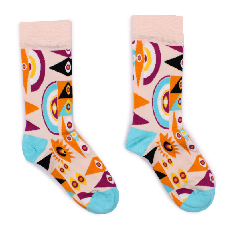 Chaussettes en bambou Hop Hare (41-46) - Mauvais œil psychédélique