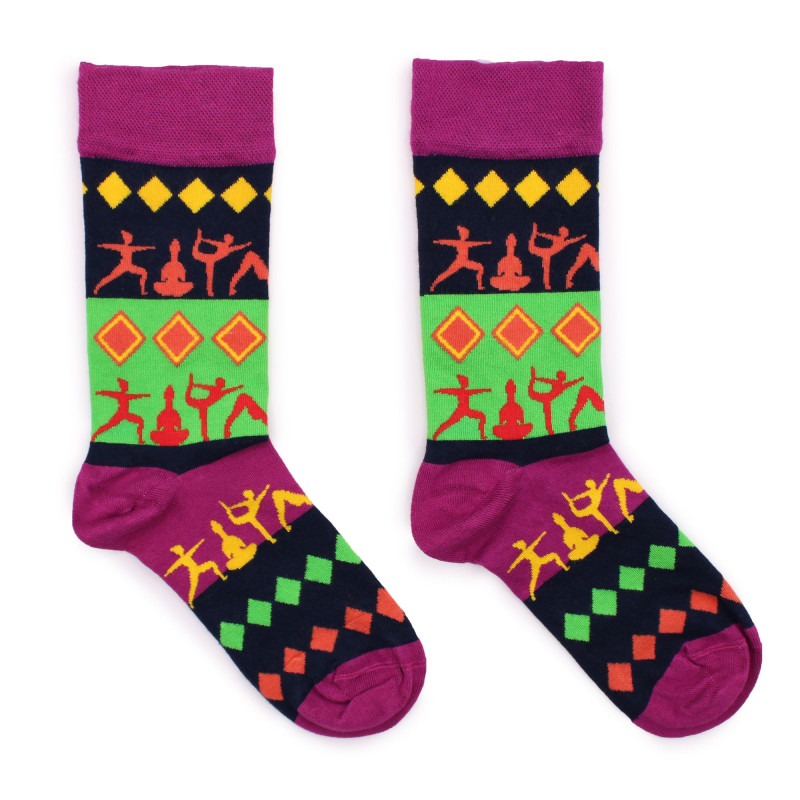 Chaussettes en bambou Hop Hare (36-40) - Poses de yoga