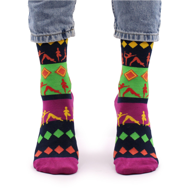 Chaussettes en bambou Hop Hare (36-40) - Poses de yoga