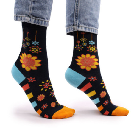 Chaussettes en bambou Hop Hare (36-40) - Fleurs Mandala