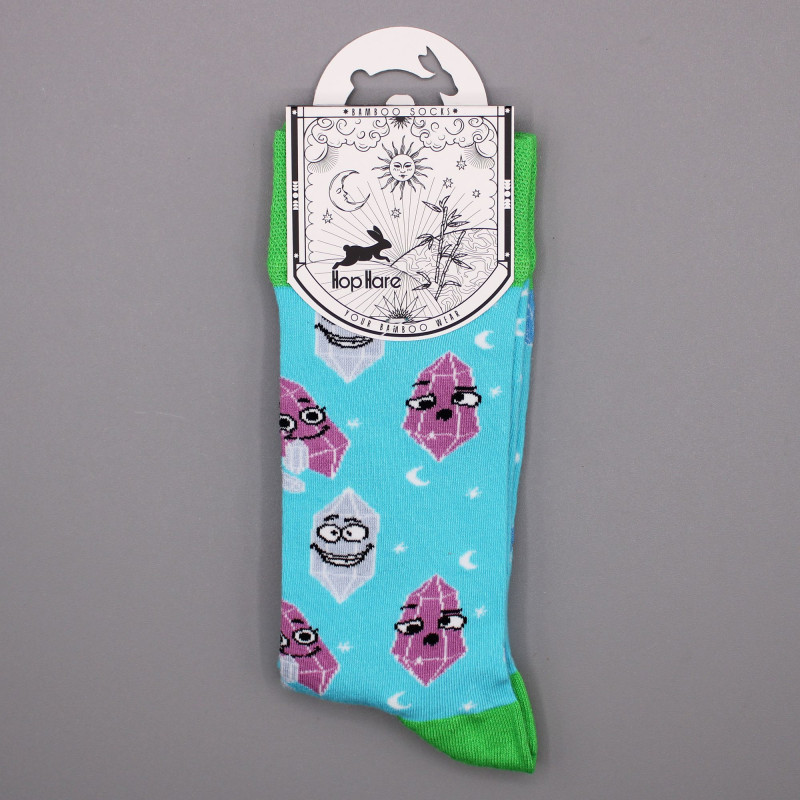 Chaussettes en bambou Hop Hare (36-40) - Lucky Gemstones