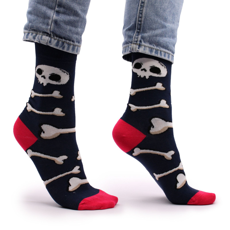 Chaussettes en bambou Hop Hare (36-40) - Crânes et os