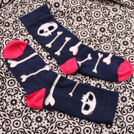 Chaussettes en bambou Hop Hare (36-40) - Crânes et os