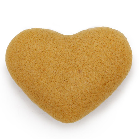 Éponge Konjac Coeur - Pêche