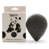 Éponge Konjac en forme de larme - Charbon de bambou - Antibactérienne