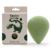 Éponge Konjac en forme de larme - Thé vert - Protectrice
