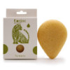 Éponge Konjac en forme de larme - Curcuma - Anti-rides