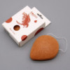 Éponge Konjac en forme de larme - Argile rouge - Rajeunissante
