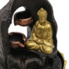 Fontaine de table - 30 cm - Bouddha méditant doré