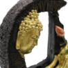 Fontaine de table - 30 cm - Bouddha doré et lotus