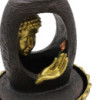 Fontaine d'Eau de Table - 30 cm - Bouddha Doré & Vitarka Mudra