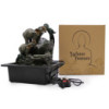 Fontaine de table - 30 cm - Famille d'éléphants
