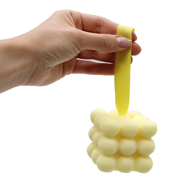 Savons de massage individuels en boîte - Pêche et citron