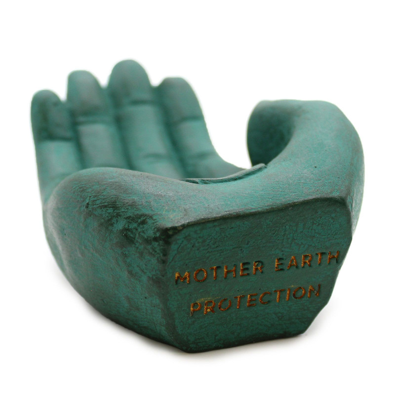 Brûle-encens manuel - Earth Protect (vert)