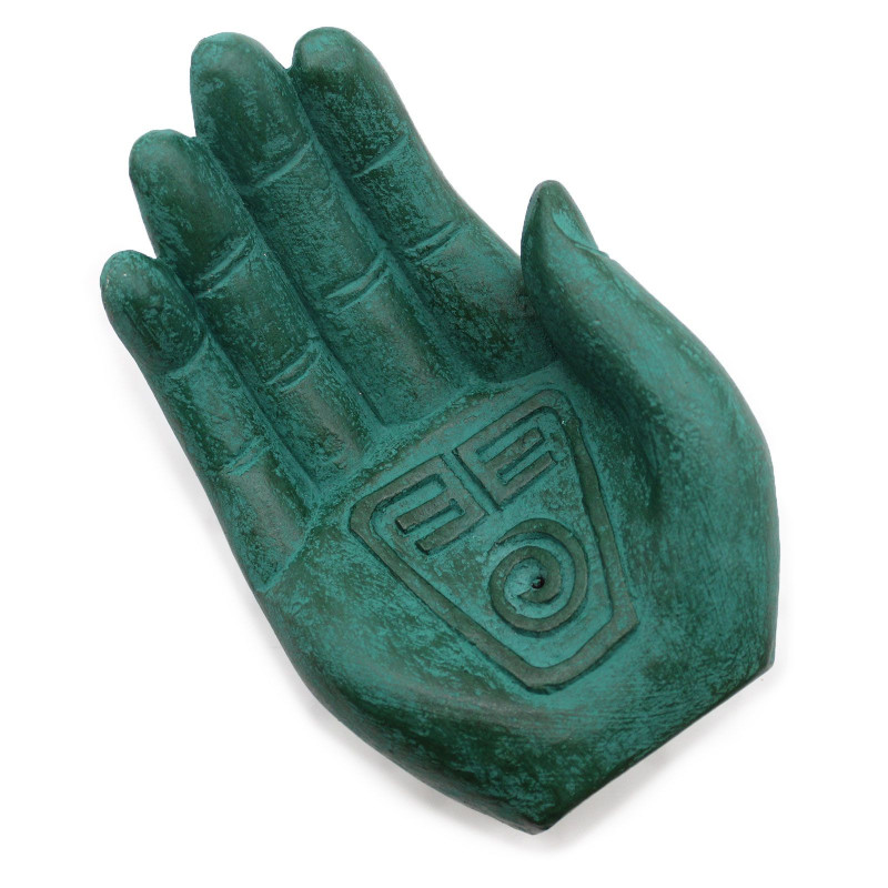 Brûle-encens manuel - Earth Protect (vert)