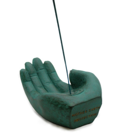Brûle-encens manuel - Earth Protect (vert)