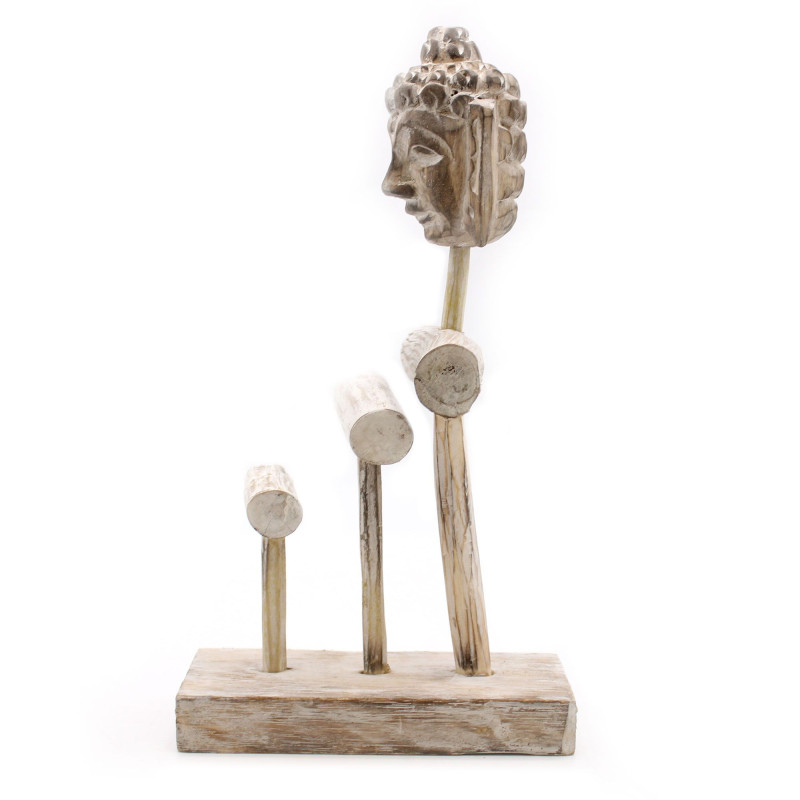 Trois branches et support de Bouddha - Blanchiment