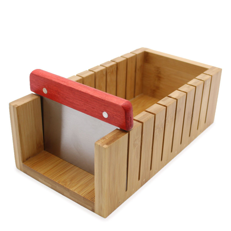 Ensemble de coupe-savon en bois - Coupe-savon ondulé et droit