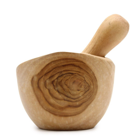 Pilon et mortier Ergo Teak Med