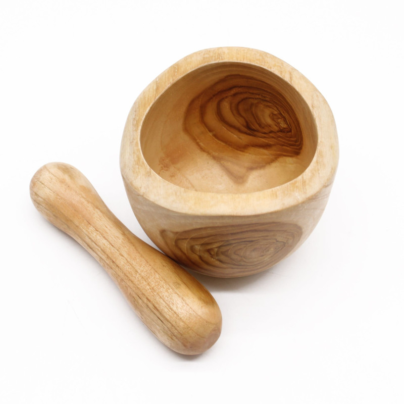 Pilon et mortier Ergo Teak Med