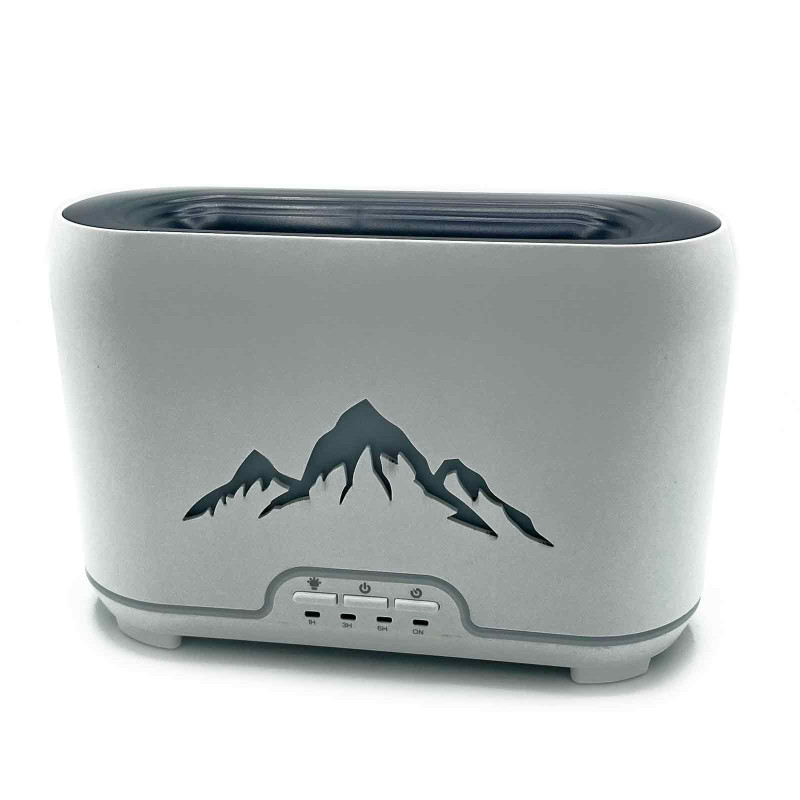 Diffuseur d'arômes Himalaya - USB-C - Télécommande - Effet flamme