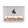 Diffuseur d'arômes Blaze - Chambre de sel de l'Himalaya - USB-C - Effet flamme (sel inclus)
