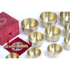 Lot de 10 bols en métal cloche