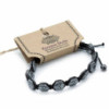 Bracelet Shamballa magnétique en hématite - Crânes hexagonaux