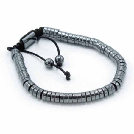 Bracelet Shamballa magnétique en hématite - Cercles