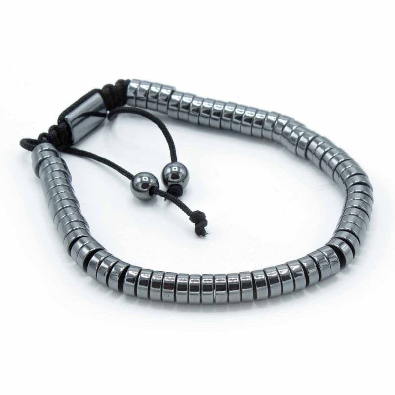 Bracelet Shamballa magnétique en hématite - Cercles
