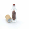 Flacon roller 5 ml en pierre Jaspe rouge - bouchon bois