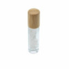Flacon roller 5 ml en pierre Quartz de roche - bouchon bois