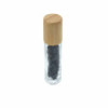 Flacon roller 5 ml en pierre Tourmaline noire - bouchon bois