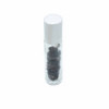 Flacon roller 5 ml en pierre Tourmaline noire - bouchon argenté