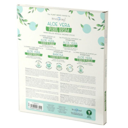 Bâtonnets d'encens Masala à base de plantes - Aloe Vera