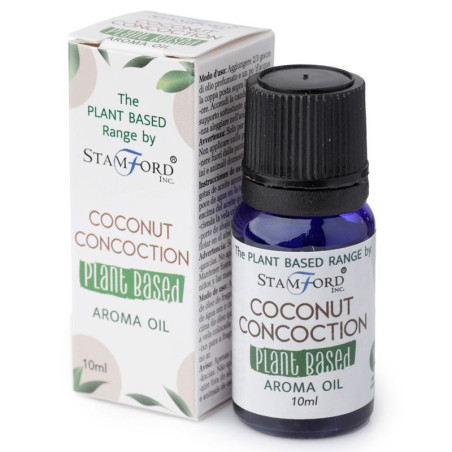 Huile aromatique à base de plantes - Concoction de noix de coco