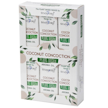 Huile aromatique à base de plantes - Concoction de noix de coco