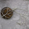 Collier Arbre de Vie en Pierres Précieuses - œil de Tigre