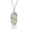 Collier enroulé en cascade - Opalite brute