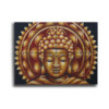 Brocart Mandala Bouddha Doré Détail 30x40cm x 4
