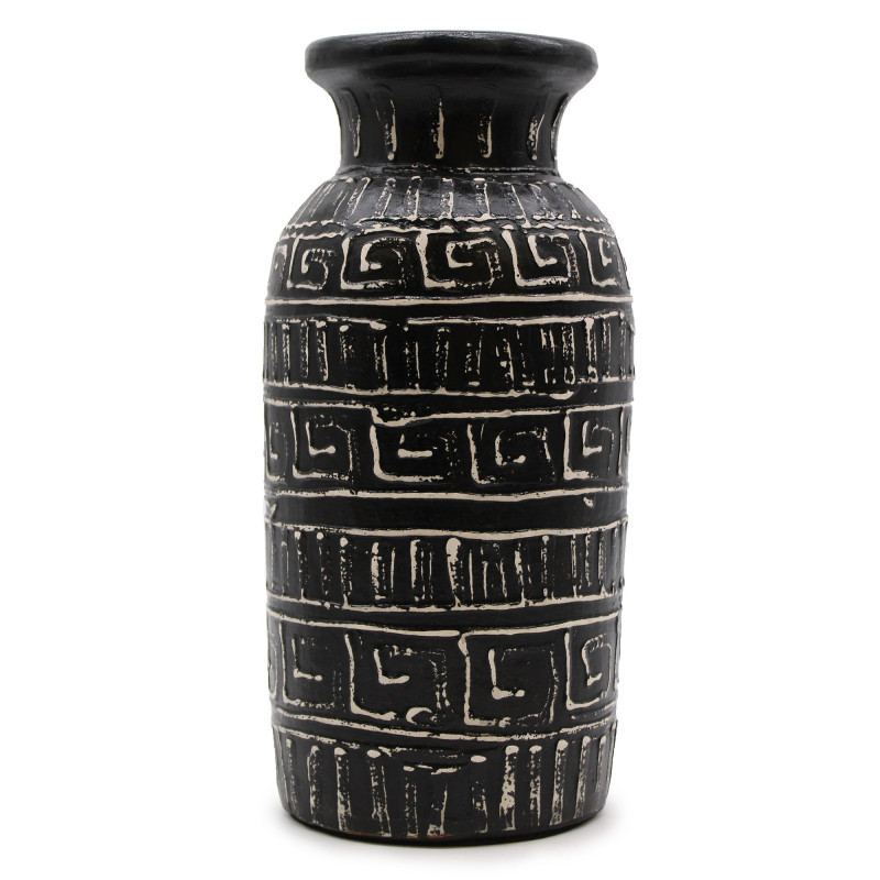 Vase droit grec - Chocolat
