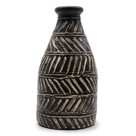Vase conique grec - Chocolat