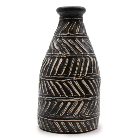 Vase conique grec - Chocolat