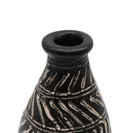 Vase conique grec - Chocolat