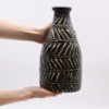 Vase conique grec - Chocolat