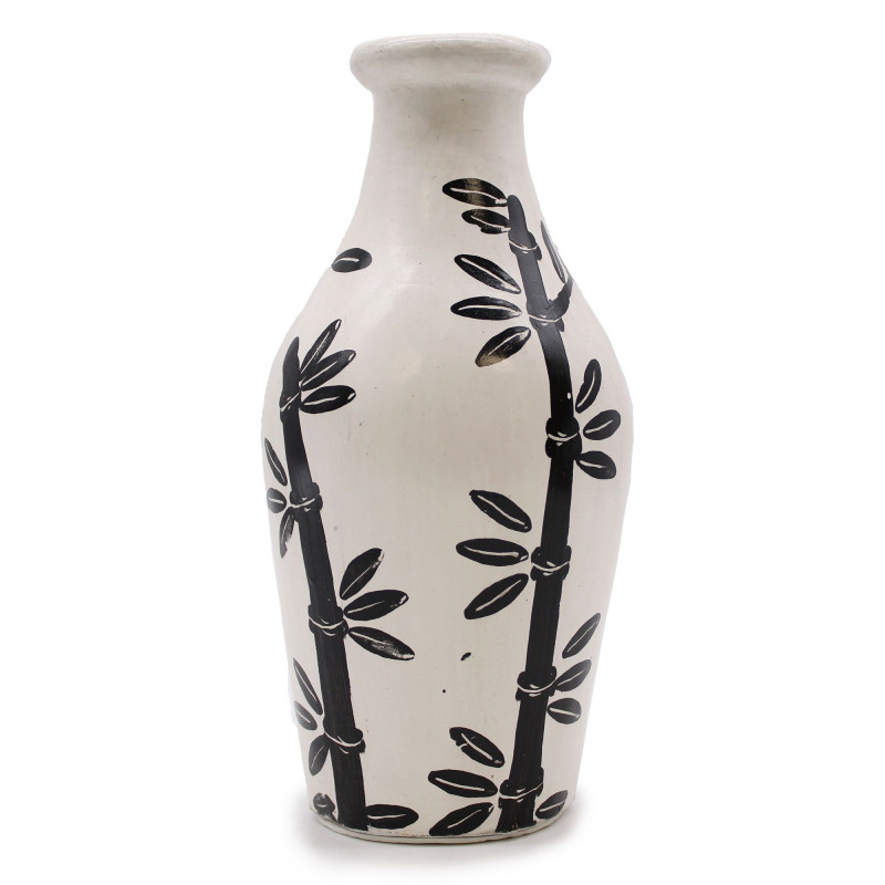 Vase en forme de bambou - Naturel