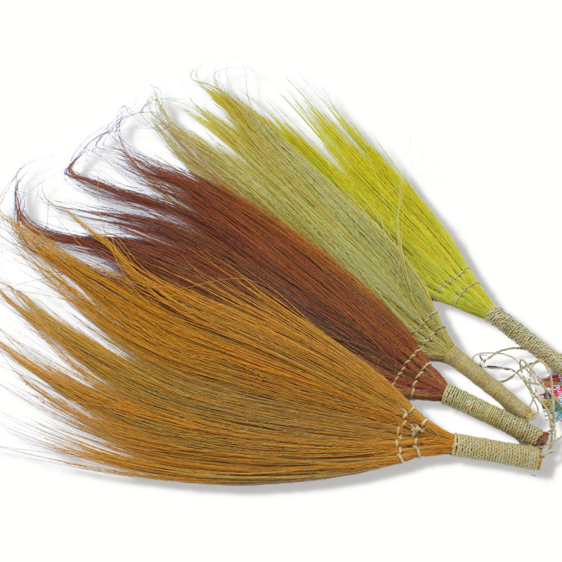 Set 4 - Balai long Pampus - Couleurs naturelles