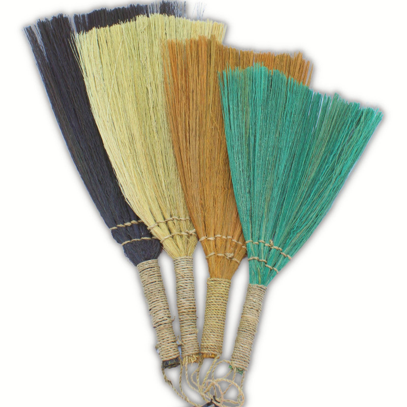 Ensemble 4 - Balai éventail Pampus - Couleurs et tailles variées