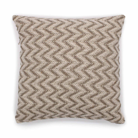 Housse de coussin classique - Chevrons larges gris - 40 x 40 cm