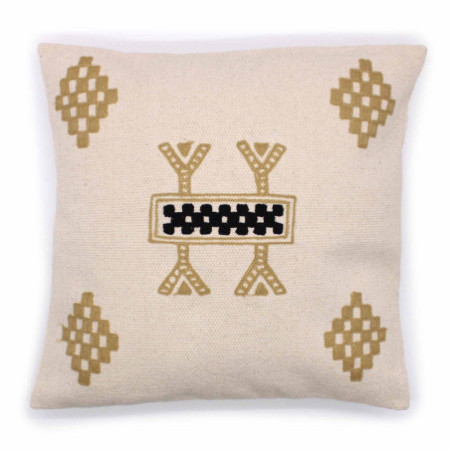 Housse de coussin classique - Motif berbère - 45x45cm